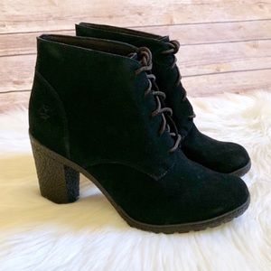 NIB Timberland Tilston black suede ankle boots